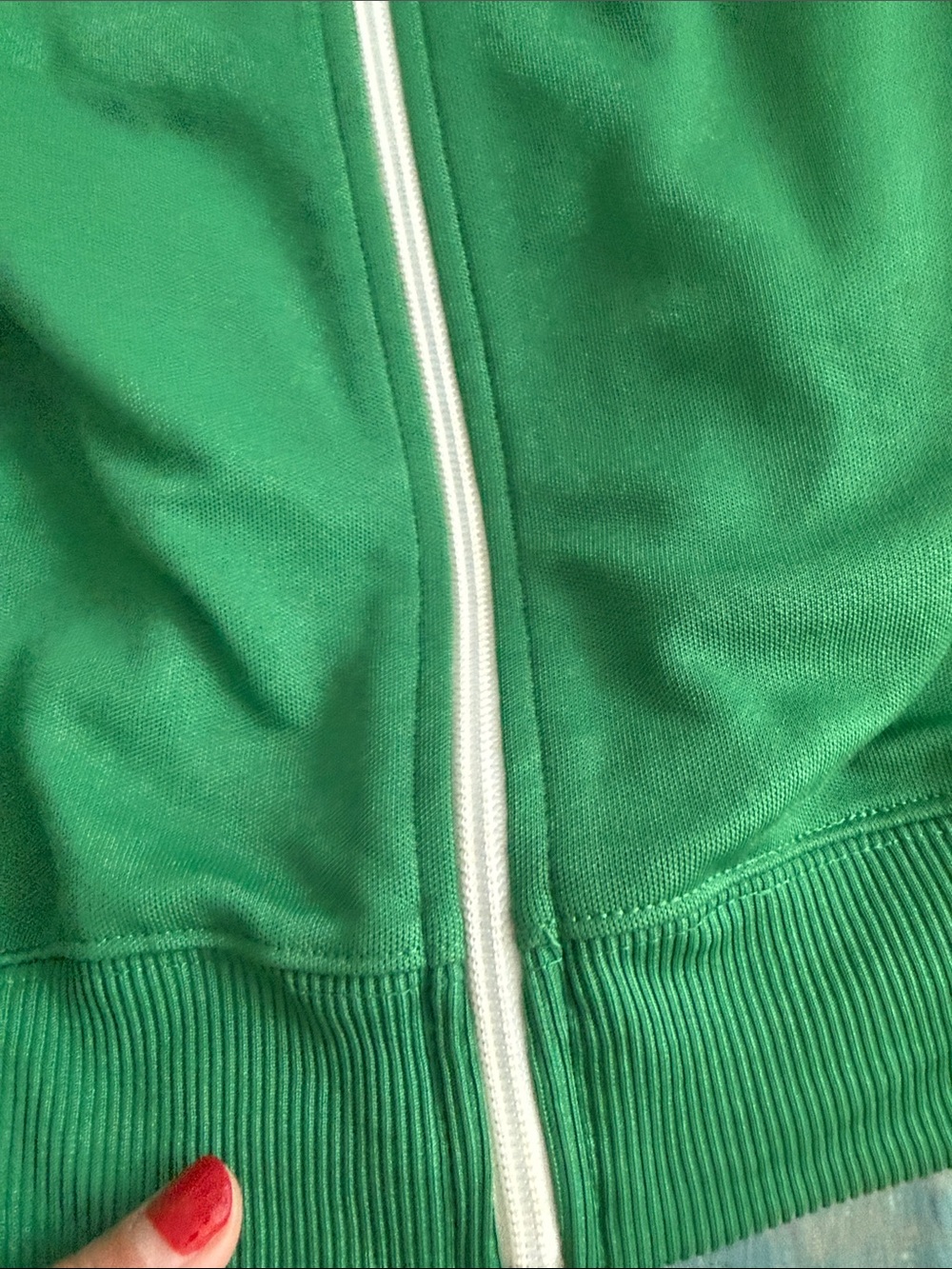 Fred Perry Green Track VTG Jacket with White Laurel Taping Sz L - Picture 7 of 14
